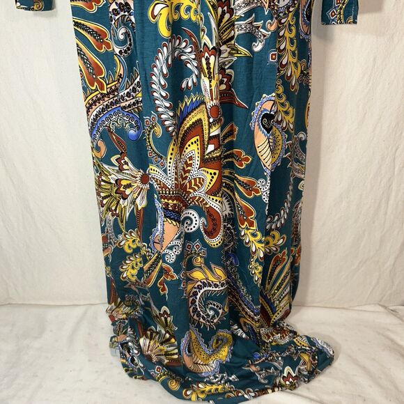 EUOVMY Women's Long Sleeve Loose Maxi Dresses Casual Long Dresses With Pockets S - Picture 2 of 6